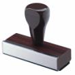 Ideal Walnut Hand Stamp, RS10