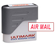 AIR MAIL STOCK MESSAGE STAMPS