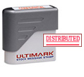 thumbnail image 2 of ENTERED Text With Date/By Box – Ultimark Pre-Inked Message Stamp, Blue Ink (Model 55009) 2 of 5