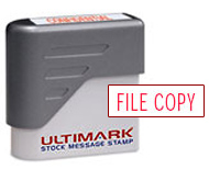 FILE COPY STOCK MESSAGE STAMPS