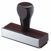 Ideal Walnut Hand Stamp, RS7