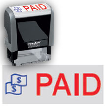 162519 - PAID Stock Message Stamp