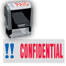 43240 - CONFIDENTIAL Stock Message Stamp