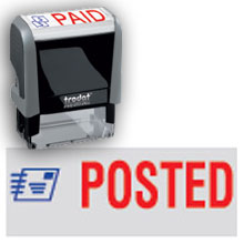 43342 - POSTED Stock Message Stamp