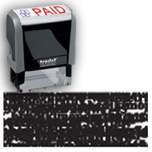 66952 - SECURITY Stock Message Stamp
