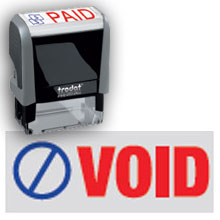 70398 - VOID Stock Message Stamp